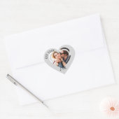 Foto van hart datingsrelatie koppel vriendin vrien hart sticker (Envelop)