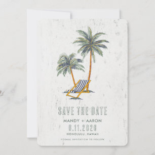 Foto van Hawaii Beach Destination Wedding Save The Date