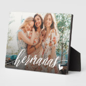 Foto van Hermanas Script Spanish Sisters Fotoplaat (Zijkant)