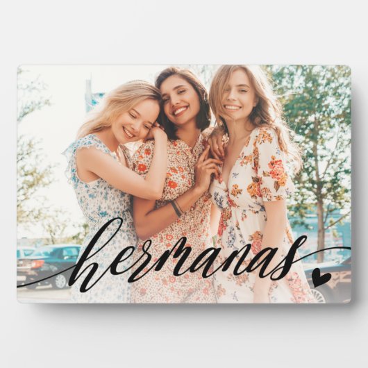 Foto van Hermanas Script Spanish Sisters Fotoplaat (voorkant)