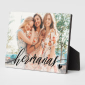 Foto van Hermanas Script Spanish Sisters Fotoplaat (Zijkant)