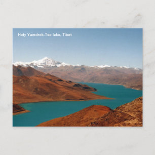Foto van het briefkaart Heilige Yamdrok-Tso-meer,