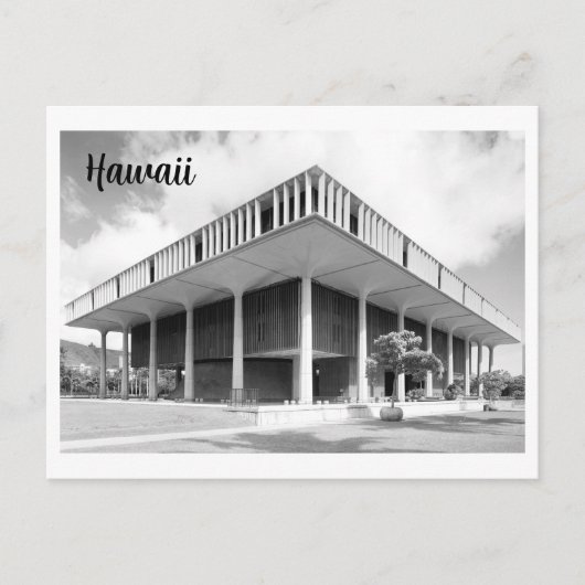  foto van het Capitool van Hawaï Briefkaart (Voorkant)