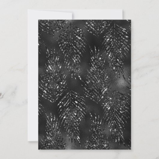 Foto van het feest kaart (Achterkant)