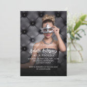 Foto van het feest kaart (Staand voorkant)