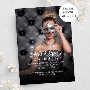 Foto van het feest kaart