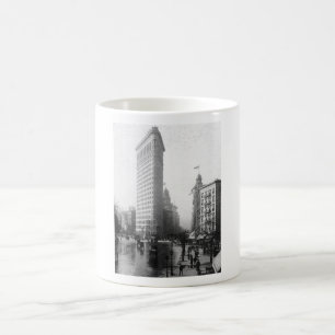 foto van het Flatiron Building NYC Koffiemok