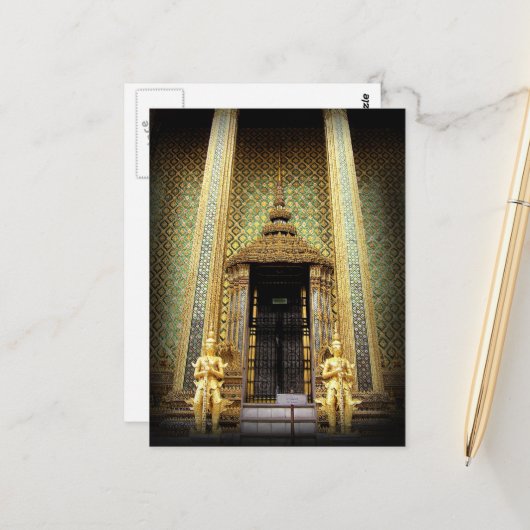 Foto van het Golden Palace Thailand Briefkaart (Voorkant / Achterkant in situ)