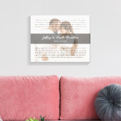 Foto van het Jubileum van het huwelijk van het mod Canvas Afdruk (Insitu (Woonkamer))