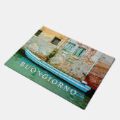 Foto van het mediterrane deken, welkom deurmat (Schuin)