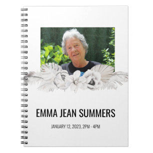 Foto van het Memorial Guest Book Notitieboek