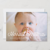 Foto van het Merriest Kerstrecroscript Feestdagenkaart (Voorkant)