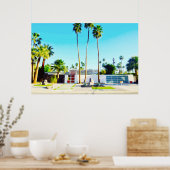 Foto van het middelbare-eeuwse Moderne Huis Poster (Keuken)