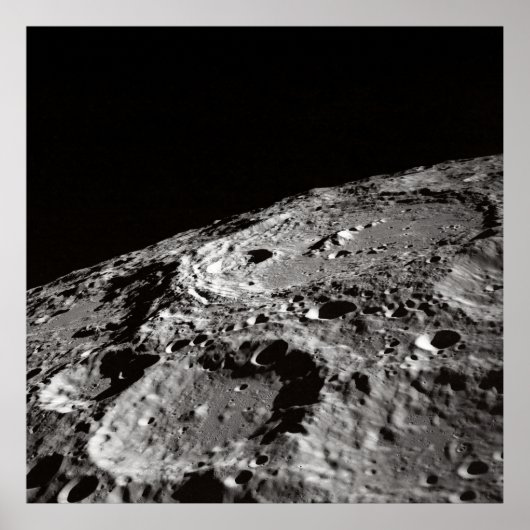 FOTO VAN HET MOON-OPPERVLAK POSTER (Voorkant)