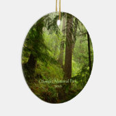 Foto van het Nationaal Park Rainforest Keramisch Ornament (Rechts)