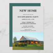 Foto van het nieuwe thuishuis dat opwarmt kaart (Voorkant / Achterkant)