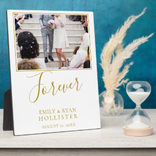 Foto van het Oosters Elegant Golden Script Weduwsc Fotoplaat