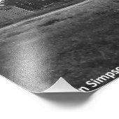 Foto van het Oude Huis Zwart-wit Afdruk (Hoek)