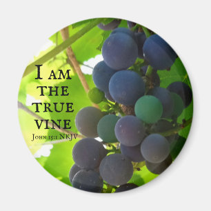 Foto van het Paarse evangelie van John Bible Verse Magneet