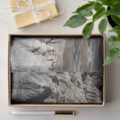 Foto van het prachtige woestijngebergte tissuepapier (Geschenk)