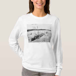 Foto van het Rowing Bemanningsteam van de Universi T-shirt