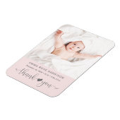 Foto van het roze meisje magneet (Linkerzijde)