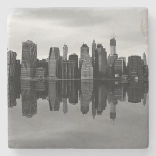 Foto van het Skyline Landscape van New York City Stenen Onderzetter