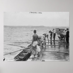 Foto van het Stanford Rowing Crew Team Poster