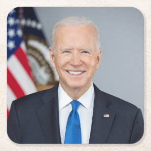 Foto van het Witte Huis van de Amerikaanse preside Vierkante Kartonnen Onderzetter
