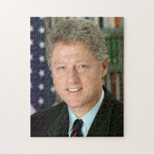 Foto van het Witte Huis van president Bill Clinton Legpuzzel