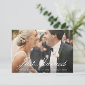 foto van het witte manuscript de aankondiging van  (Staand voorkant)