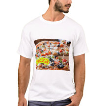 Foto van hete pizza - Echt stoomafgevend voedselbe