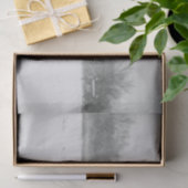 Foto van Horse Black en White Snow Tissuepapier (Geschenk)