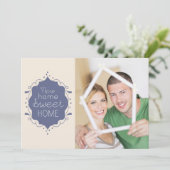 Foto van Housewarming Party: Uitnodiging/blauw Kaart (Staand voorkant)