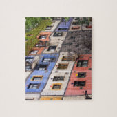 Foto van Hundertwasser in Wenen Legpuzzel (Verticaal)