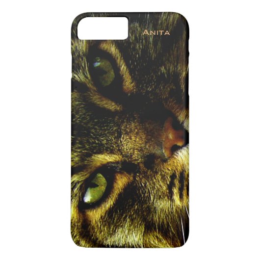 Foto van hypnotiserende ogen van kat Case-Mate iPhone case (Achterkant)