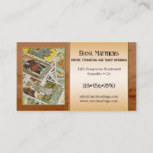 Foto van intuïtieve eiserige Tarot Reader Visitekaartje (Achterkant)