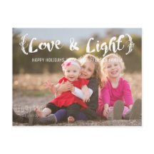 Foto van Ivory Elegant Sketting Love & Light Holid