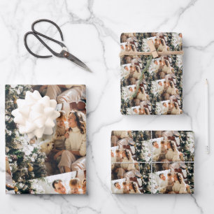 Foto van je familie inpakpapier vel