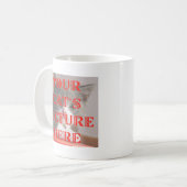 Foto van je kat Gepersonaliseerd Koffiemok (Voorkant links)