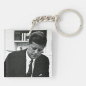 Foto van John F. Kennedy 2 Sleutelhanger (Achterkant)