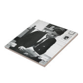 Foto van John F. Kennedy 2 Tegeltje (Zijkant)