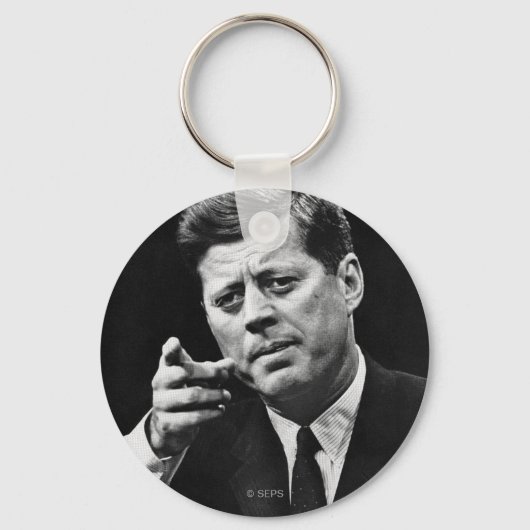 Foto van John F. Kennedy 3 Sleutelhanger (Voorkant)