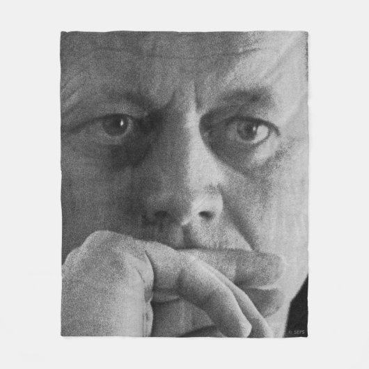 Foto van John F. Kennedy Fleece Deken (Voorkant)