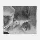 Foto van John F. Kennedy Fleece Deken (Voorkant (Horizontaal))