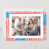 Foto van juli: 'Painted Independence' Feestdagenkaart (Voorkant)