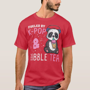 Foto van K-Pop en Bubble Tea Korean Pop Music Ha T-shirt