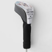 Foto van kattenmoeder golfheadcover (Schuin)