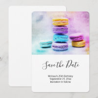 Foto van kleurrijke Macarons