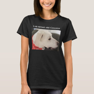 Foto van Labrador Retriever Mix Wearing Scarf Ma T-shirt